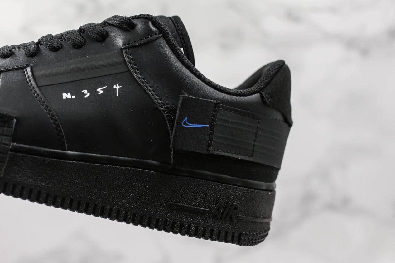 Shop Nike Air Force 1 Type 'Black Photo Blue' AT7859-001 - Exclusive Release!