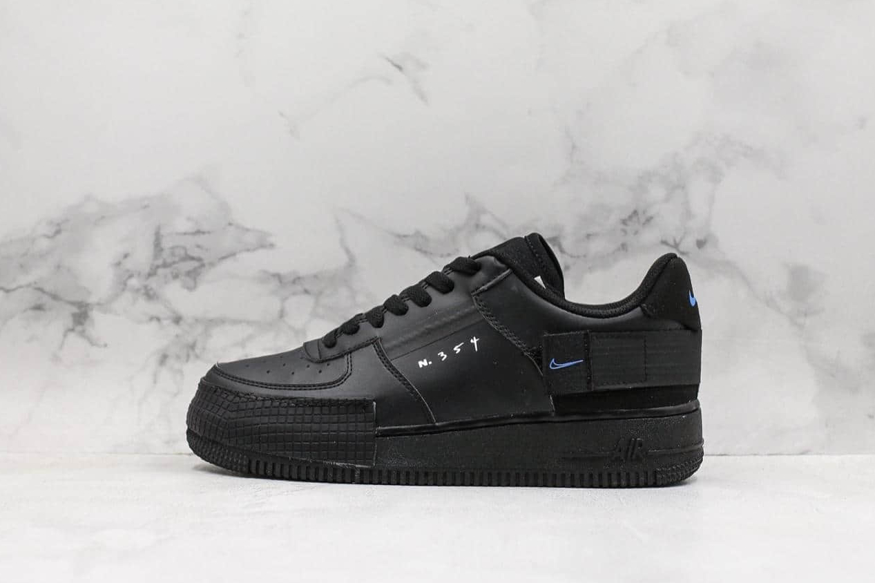 Shop Nike Air Force 1 Type 'Black Photo Blue' AT7859-001 - Exclusive Release!