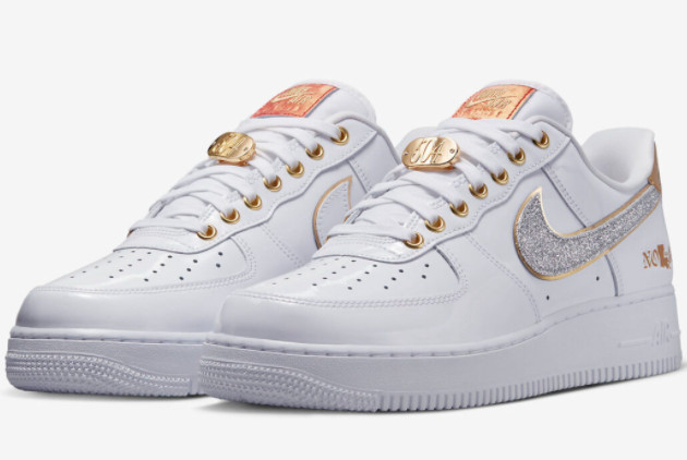 Nike Air Force 1 Low 'NOLA' White/Multi-Color-Gold-Red DZ5425-100