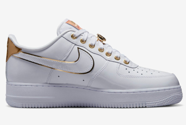 Nike Air Force 1 Low 'NOLA' White/Multi-Color-Gold-Red DZ5425-100