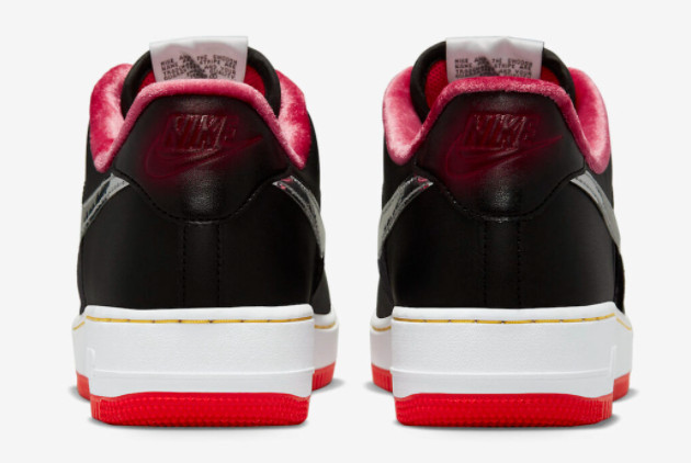 Nike Air Force 1 Low 'H-Town' Black/Multi-Color-University Red-Tour Yellow-Metallic Silver DZ5427-001 - Stylish Sneakers for Urban Fashion