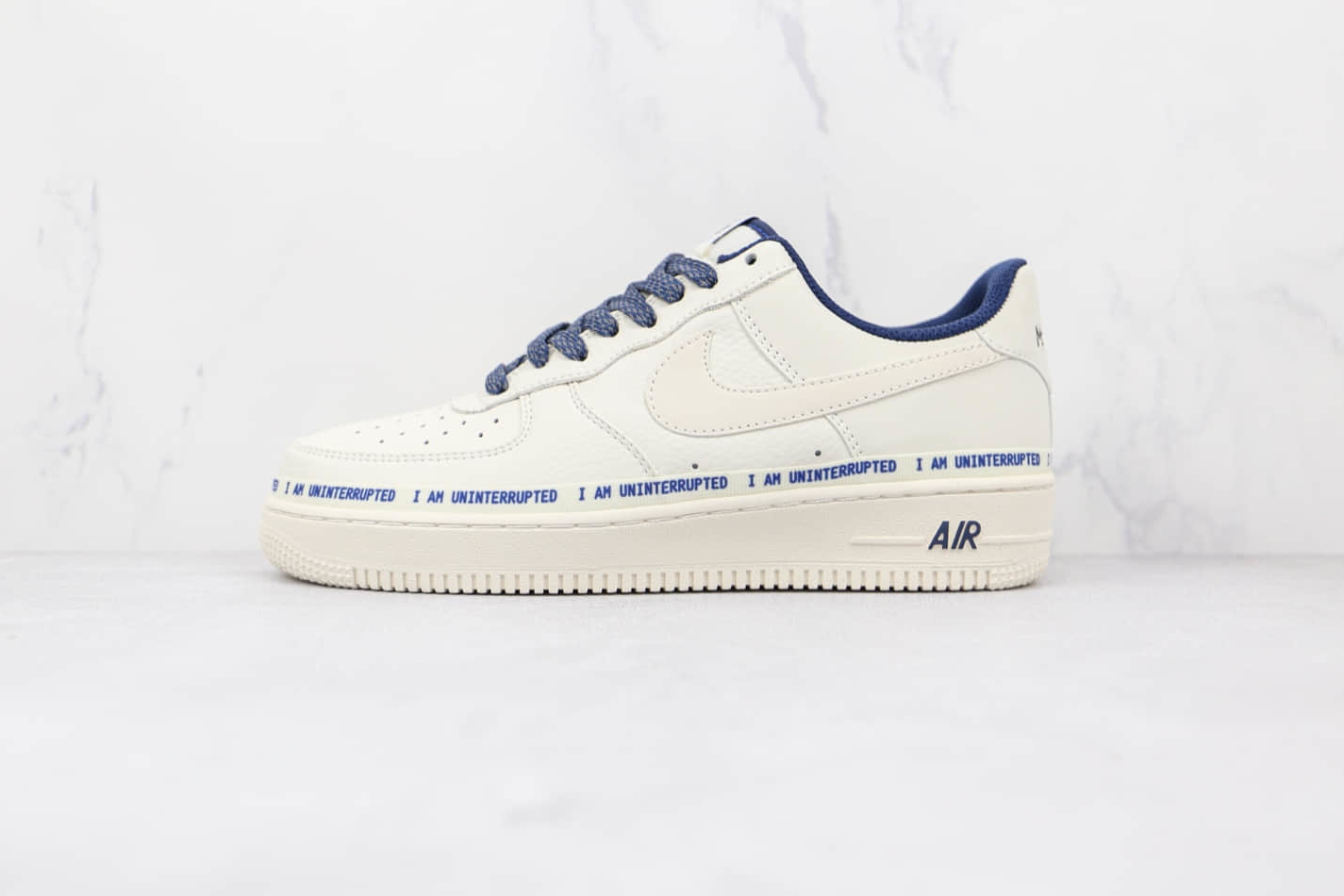 Uninterrupted x Nike Air Force 1 Low White Blue NU6602-301 | Exclusive Collaboration Sneakers