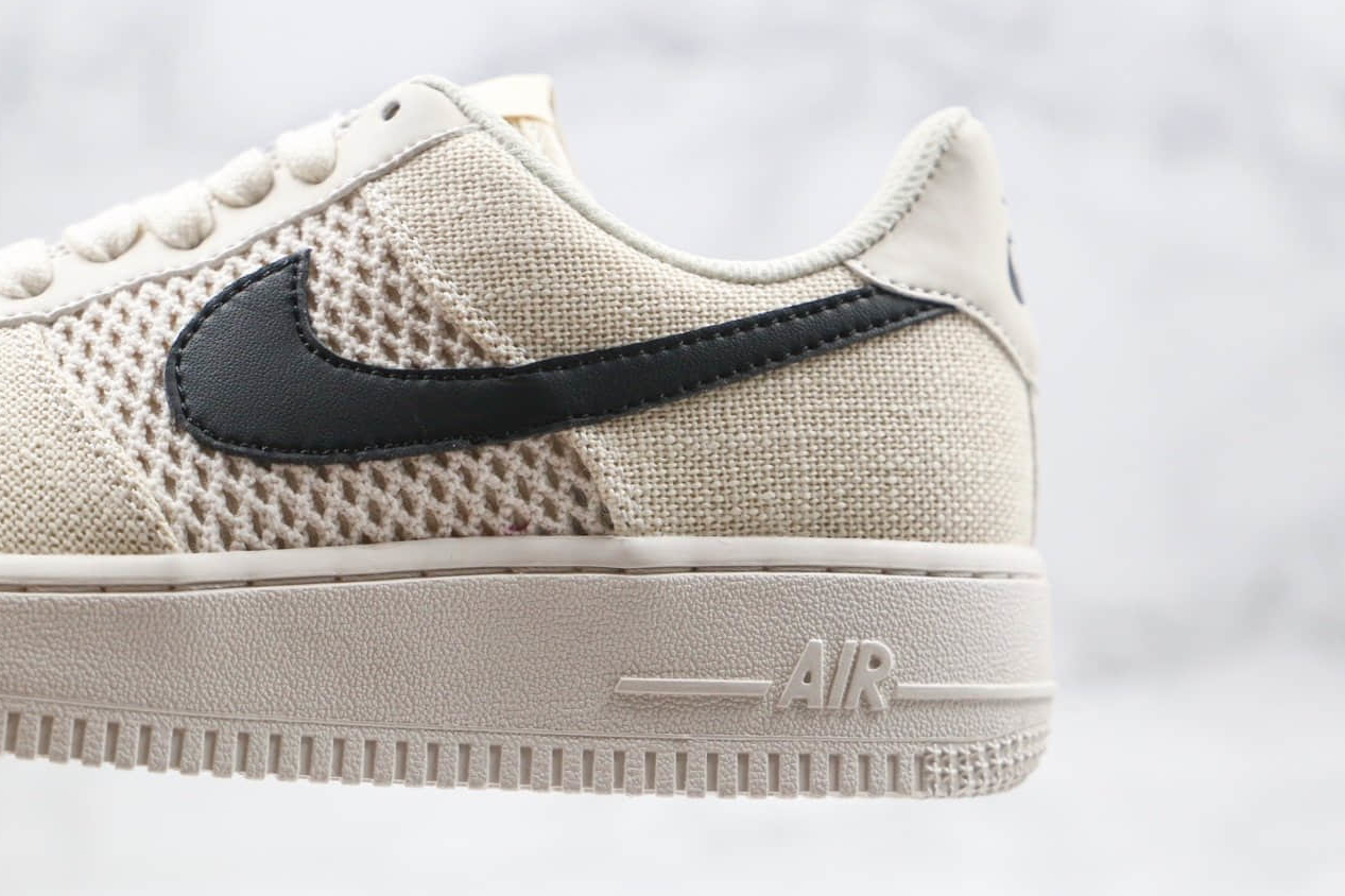 Nike Air Force 1'07 Low Fossil Color x Stussy Beige 920788-300 - Limited Edition Collab