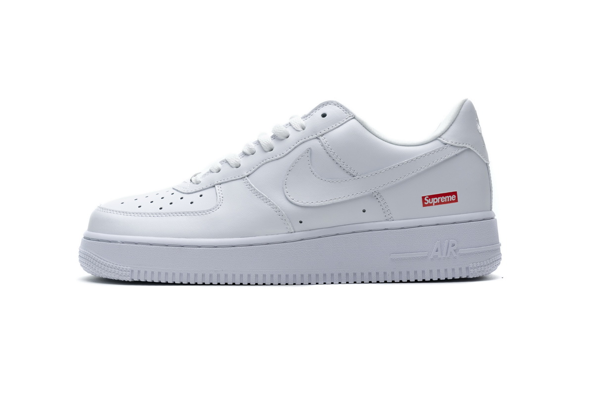 Nike Supreme X Air Force 1 Low 'Box Logo - White' CU9225-100 - Premium Collaboration Sneakers