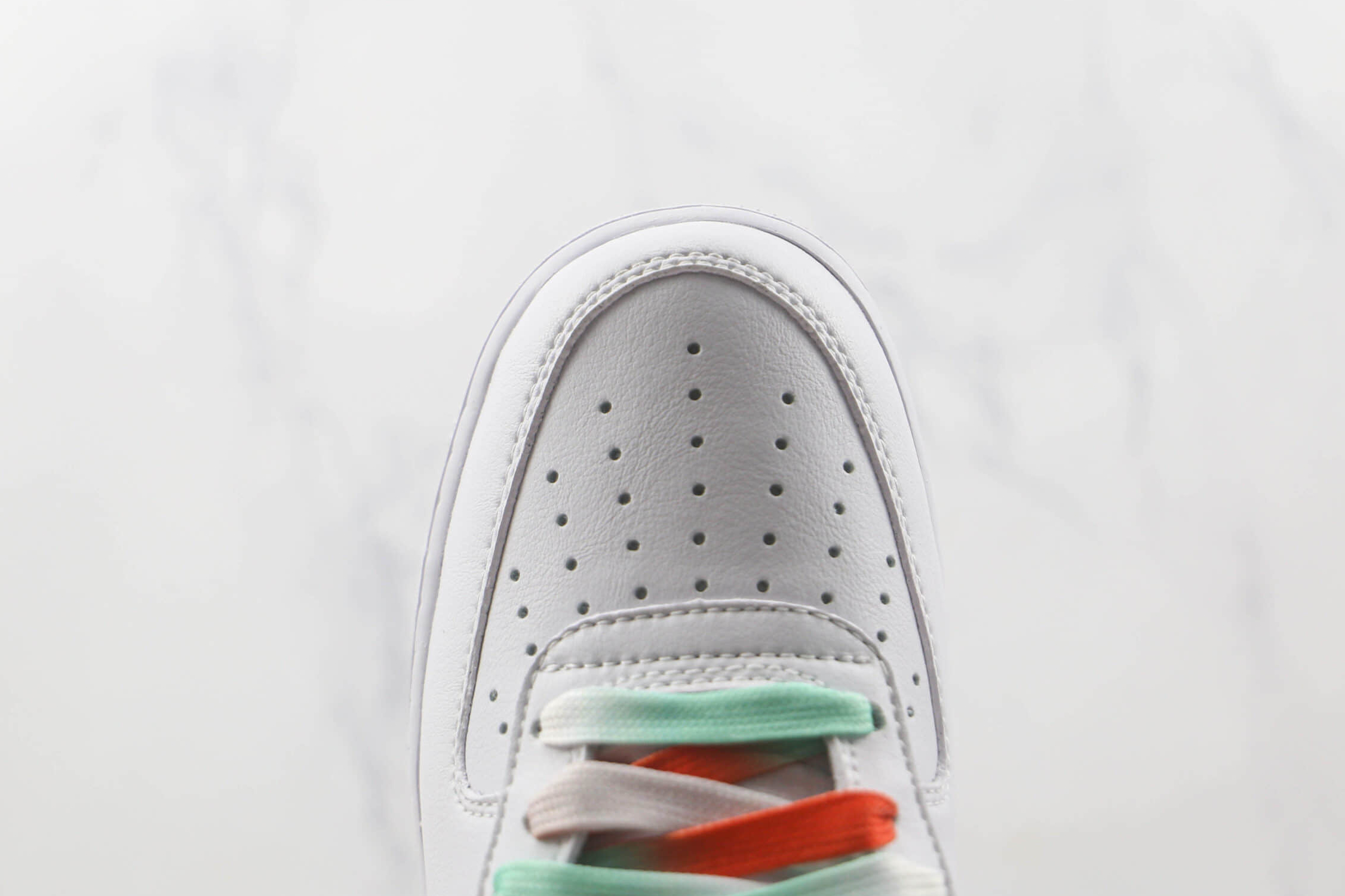 Nike Air Force 1 07 Low White Green Orange Multi-Color DH9595-100 - Shop Stylish Shoes Online
