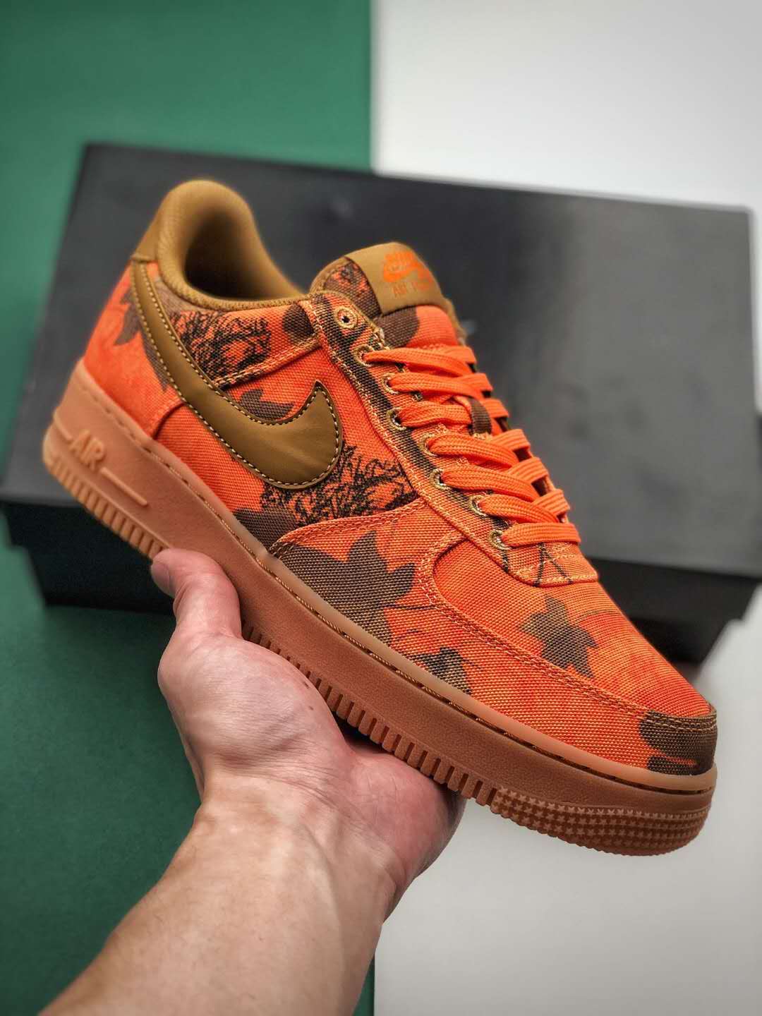 Nike Realtree x Air Force 1 Low 'Orange Camo' AO2441-800 - Limited Edition Authentic Sneakers | Free Shipping