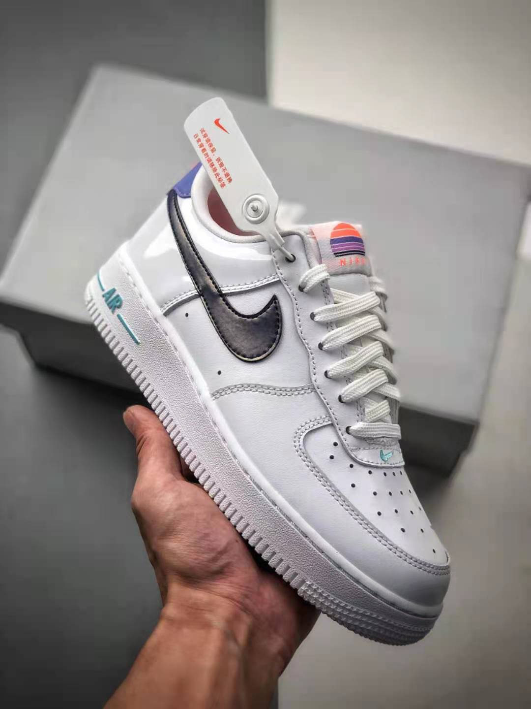 Nike Air Force 1 LV8 1 'White Dark Purple Dust' DC8188-100 - Exclusive Style and Unparalleled Comfort