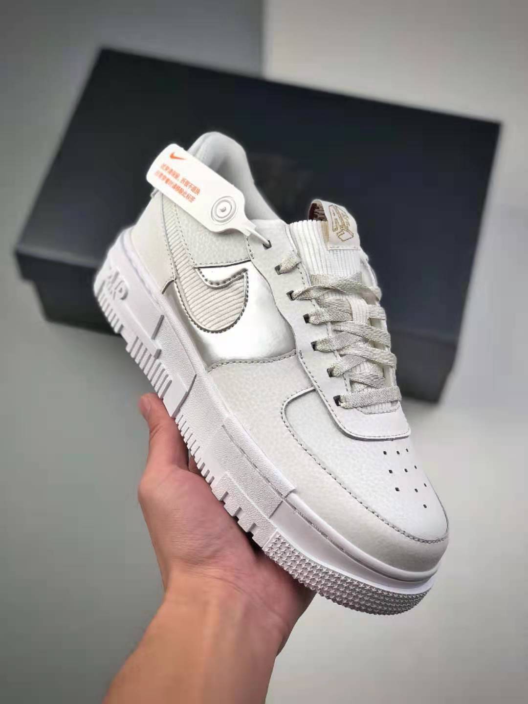 Nike Air Force 1 Pixel 'White Gold Chain' DC1160-100 - Stylish and Chic Footwear