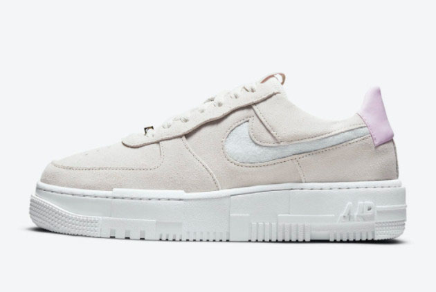 Nike Wmns Air Force 1 Pixel Beige Pink DQ0827-100 - Stylish and Feminine Sneakers