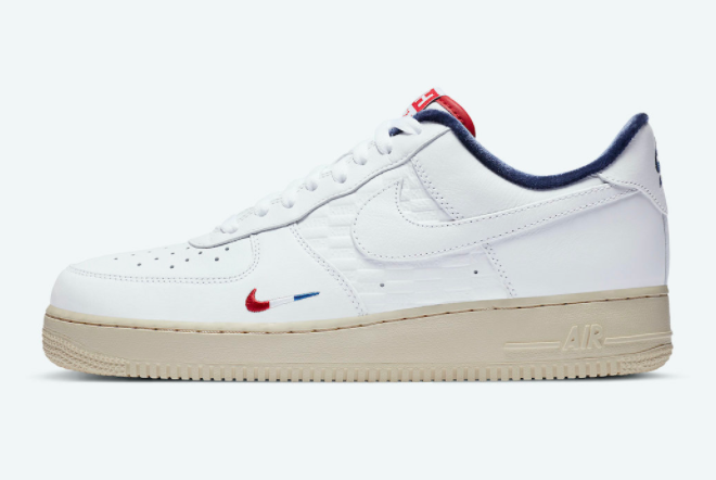 Kith x Nike Air Force 1 'France' CZ7927-100 - Premium Collaboration with Iconic French Design - Shop Now