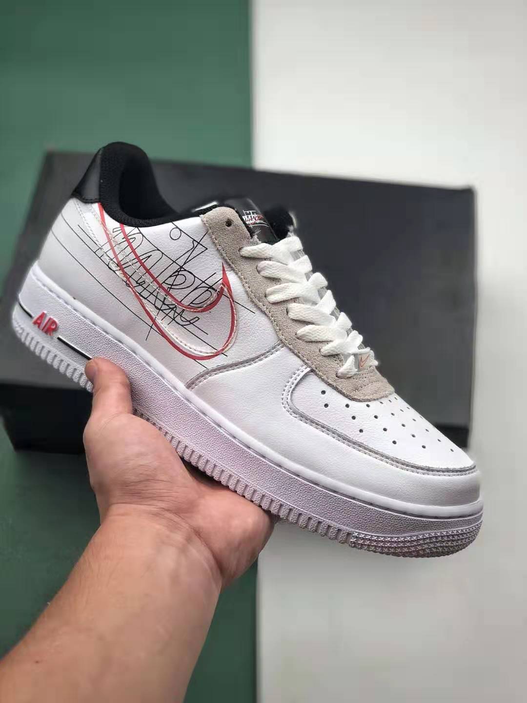 Nike Air Force 1 Low 'Script Swoosh' CK9257-100 - Iconic Design, Premium Style