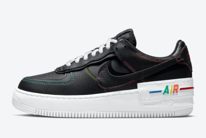 Nike Air Force 1 Shadow 'Multi Stitch' DJ5998-001 - Stylish and Versatile Women's Sneakers