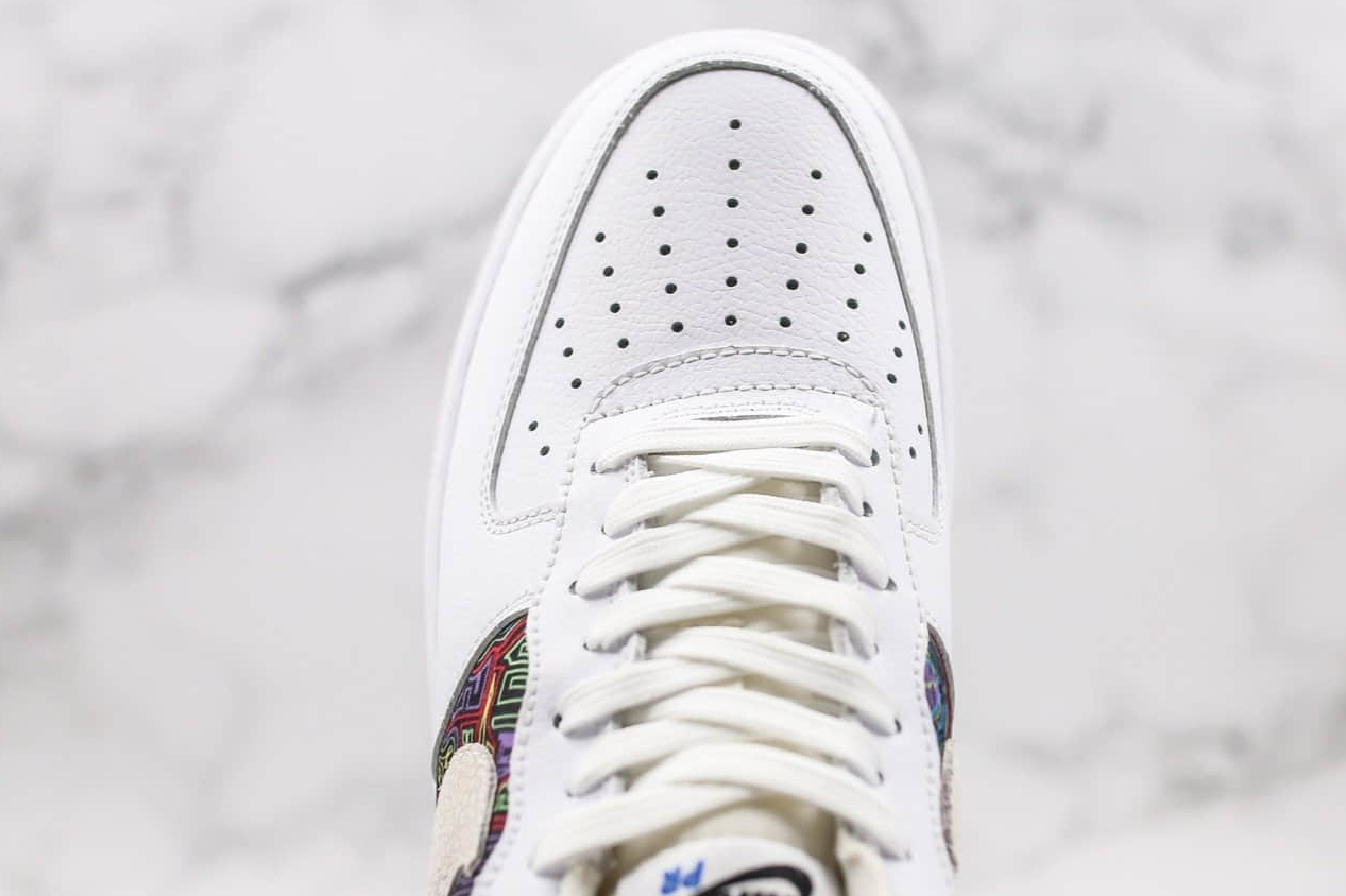 Nike Air Force 1 Low Puerto Rico WhiteMulticolor CJ1620-100 - Stylish and Iconic Sneakers