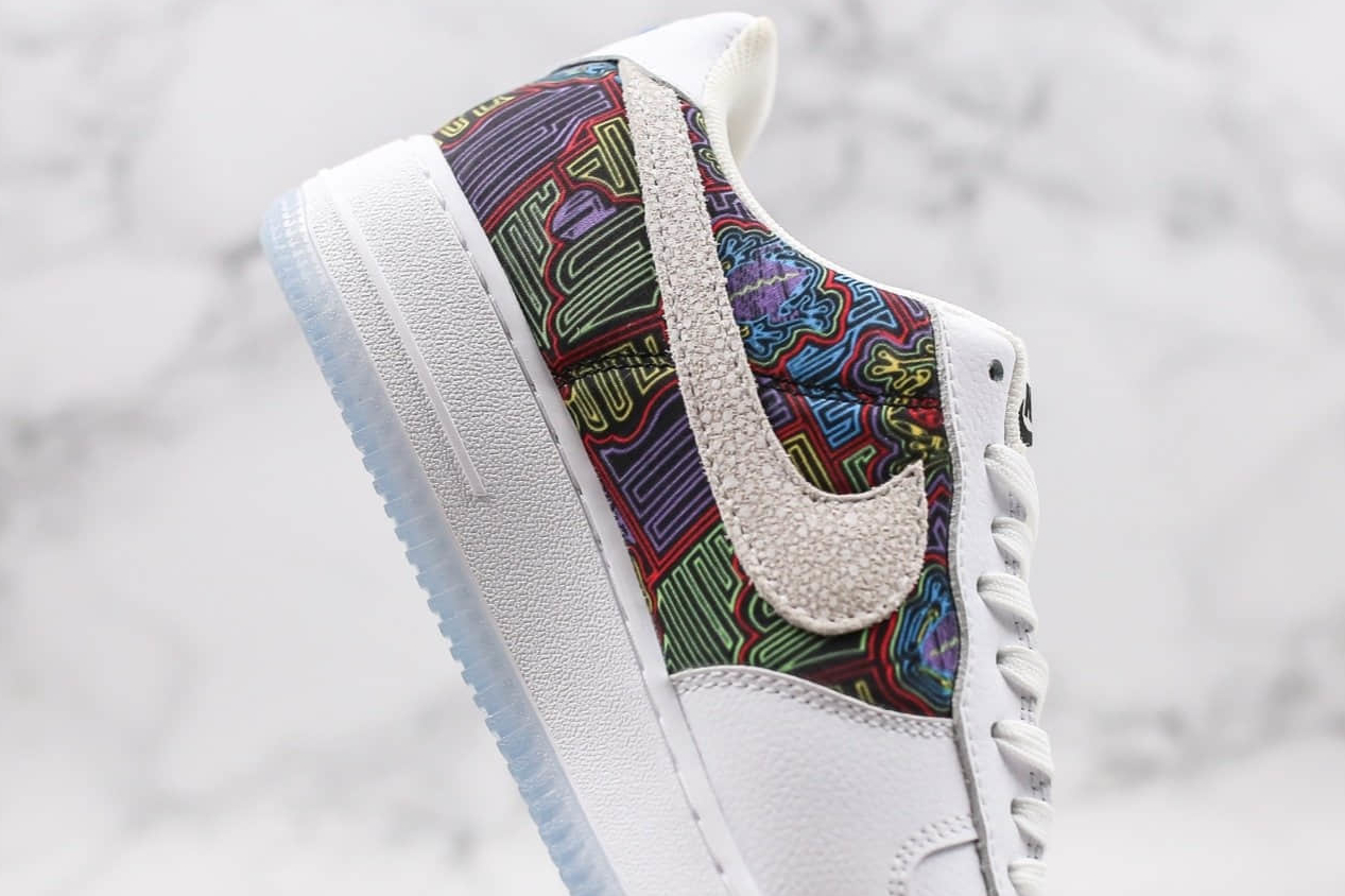 Nike Air Force 1 Low Puerto Rico WhiteMulticolor CJ1620-100 - Stylish and Iconic Sneakers