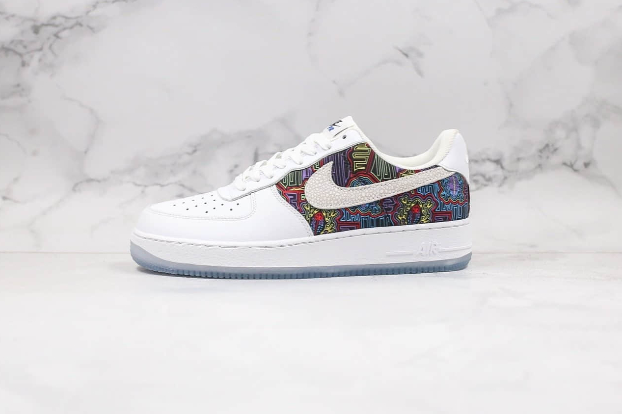 Nike Air Force 1 Low Puerto Rico WhiteMulticolor CJ1620-100 - Stylish and Iconic Sneakers