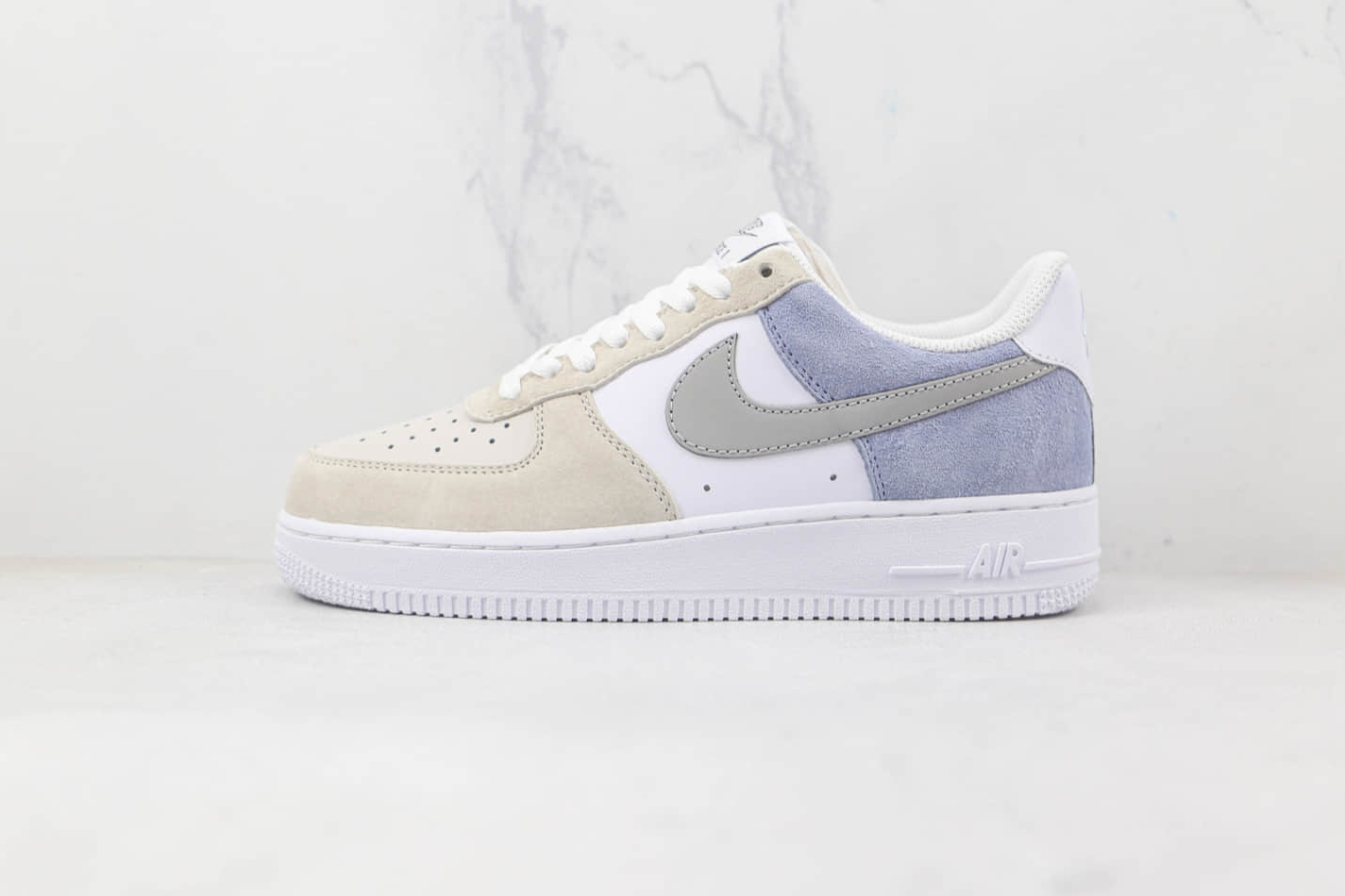 Nike Air Force 1 07 Low White Grey Purple Shoes - LM2033-208 - Stylish and Comfortable Footwear