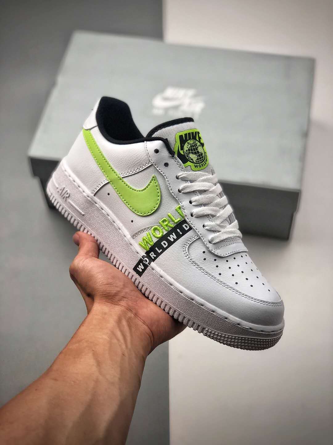 Nike Air Force 1 LV8 1 'Worldwide Pack - White Barely Volt' CN8536-100 - Buy Now!