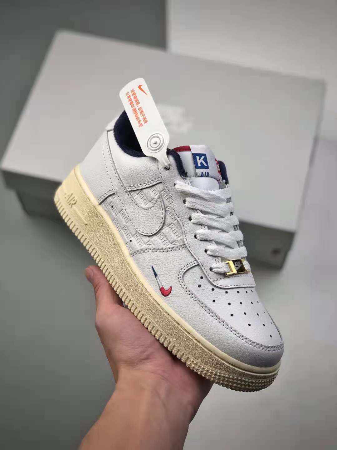 Nike Kith x Nike Air Force 1 Low 'France' CZ7927-100 - Exclusive Collaboration for Sneaker Enthusiasts