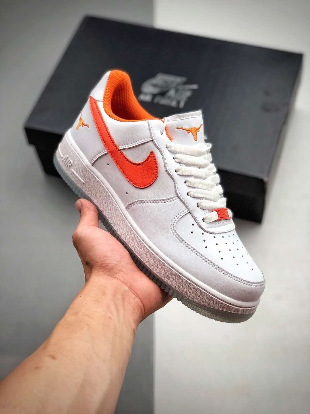Nike Air Force 1 Low White Orange CJ8596-103 - Classic Design with Vibrant Accents