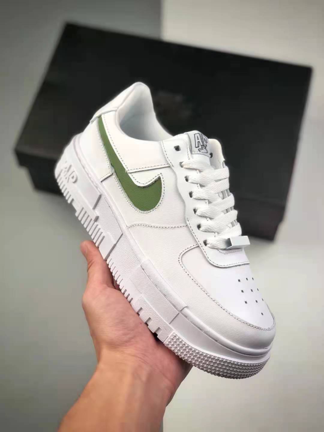 Nike Air Force 1 Pixel White Green CK6649-005 - Stylish and Fresh Women's Sneakers!