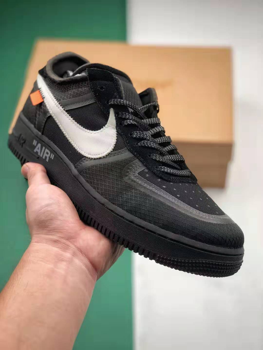 Nike Off-White x Air Force 1 Low 'Black' AO4606-001 | Trendy Collaboration | Limited Edition Sneakers