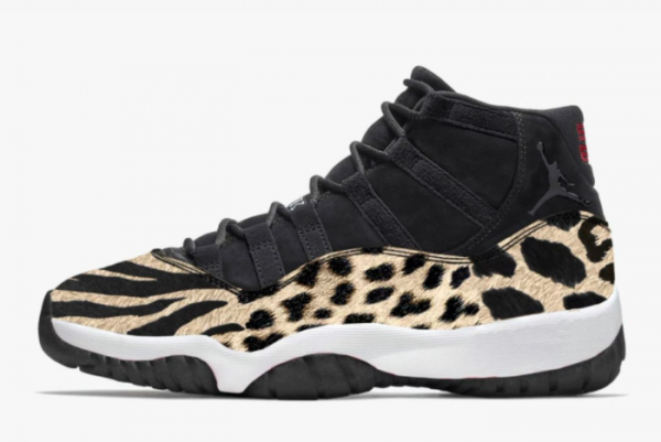Women's Air Jordan 11 'Animal' AR0715-010 - Sleek and fierce sneakers with an exotic twist