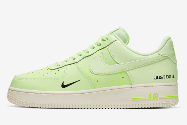 Nike Air Force 1 Low 'Just Do It' Neon Yellow CT2541-700 - Vibrant and Bold Sneakers for All