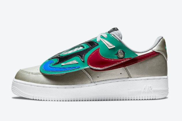 Nike Air Force 1 Low 'Lucha Libre' DM6177-095: Authentic Mexican Wrestling-inspired Design