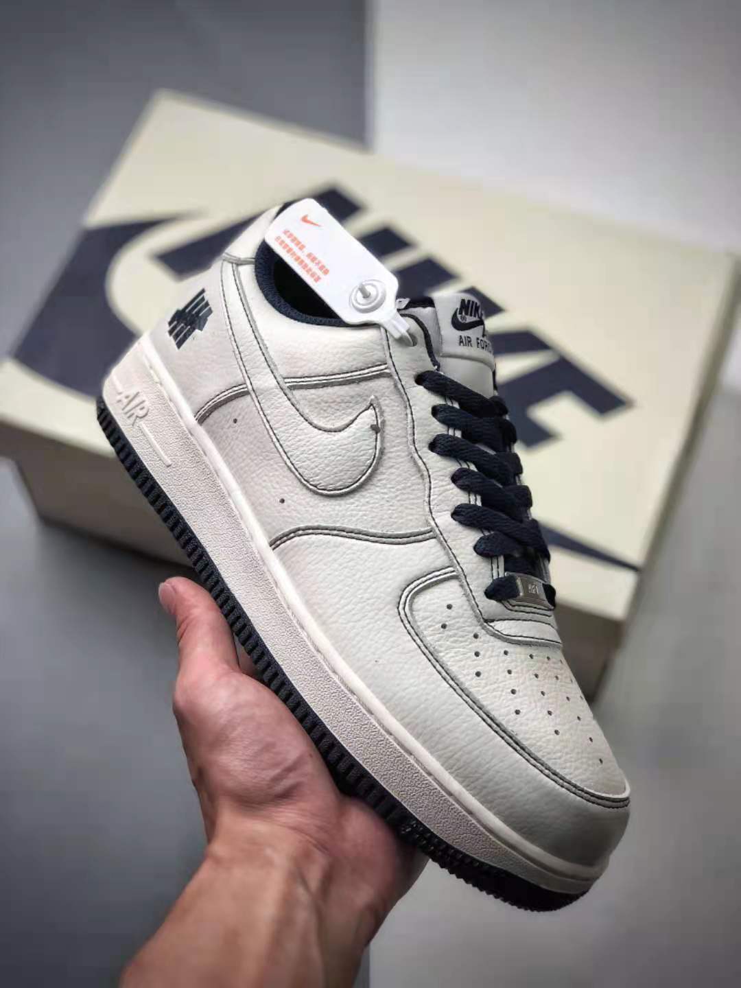Nike Air Force 1 Low Undefeated Beige Dark Blue UN1315-800 - Premium Sneakers for Style and Performance