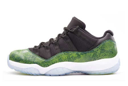 Air Jordan 11 Green Snakeskin Low | 528895-033 | High-Quality Sneakers