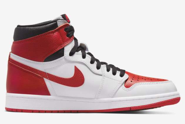 Air Jordan 1 High OG 'Heritage' White/University Red-Black | Shop Now