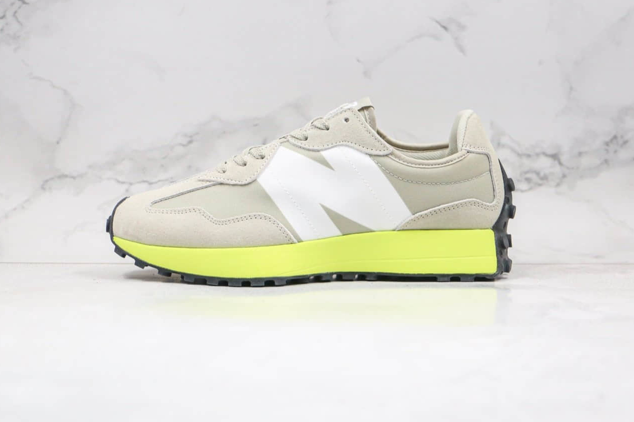 New Balance 327 'Grey Oak Lemon Slush' MS327CPA - Stylish and Vibrant Footwear