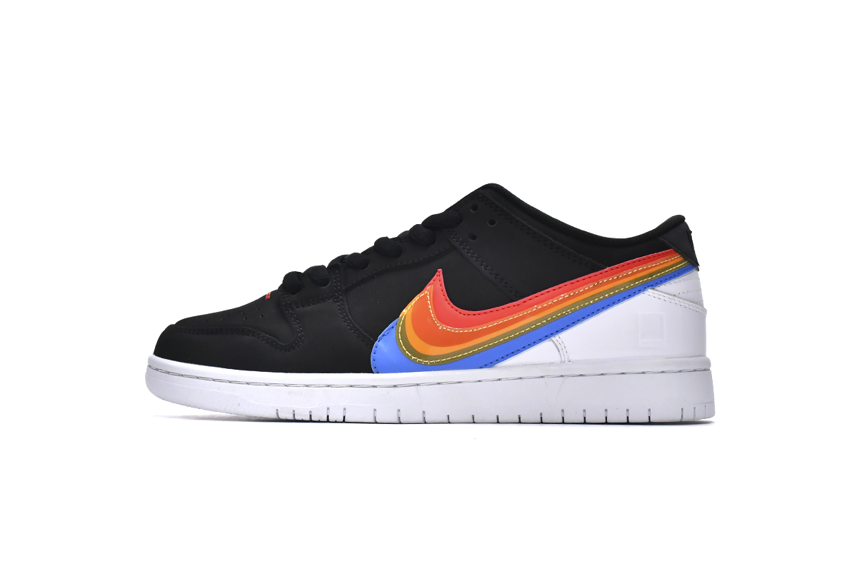 Polaroid X Nike SB Skateboard Dunk Low 'Black White Red' DH7722-001