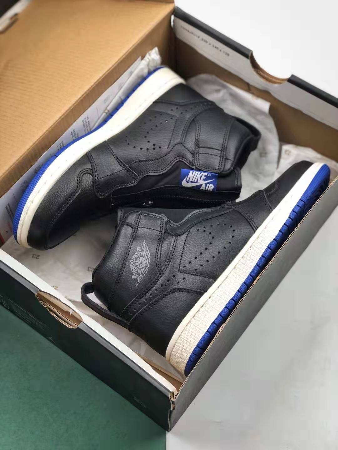 Air Jordan 1 Retro High Zip 'Black' AR4833-001 - Iconic Sneakers, Shop Now!