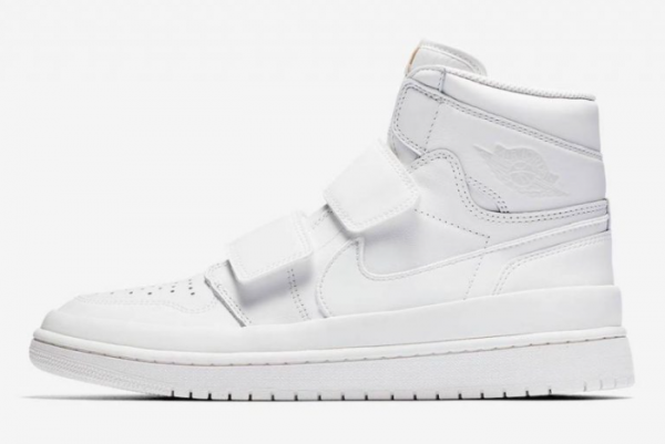 Air Jordan 1 High Double Strap 'Triple White' AQ7924-100 | Stylish & Sleek Sneakers