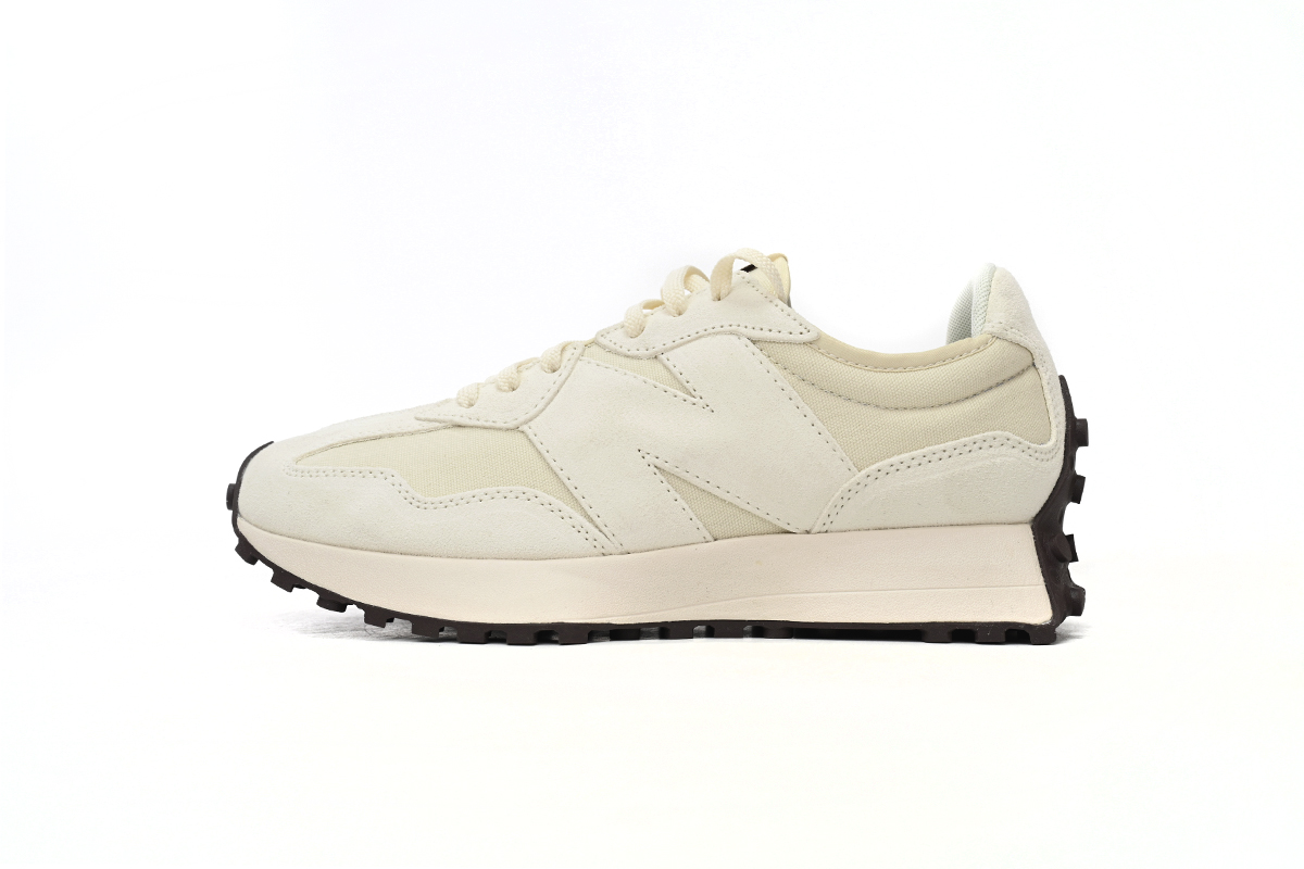 New Balance 327 Beige Sea Salt Sneakers: Stylish Comfort for Men & Women