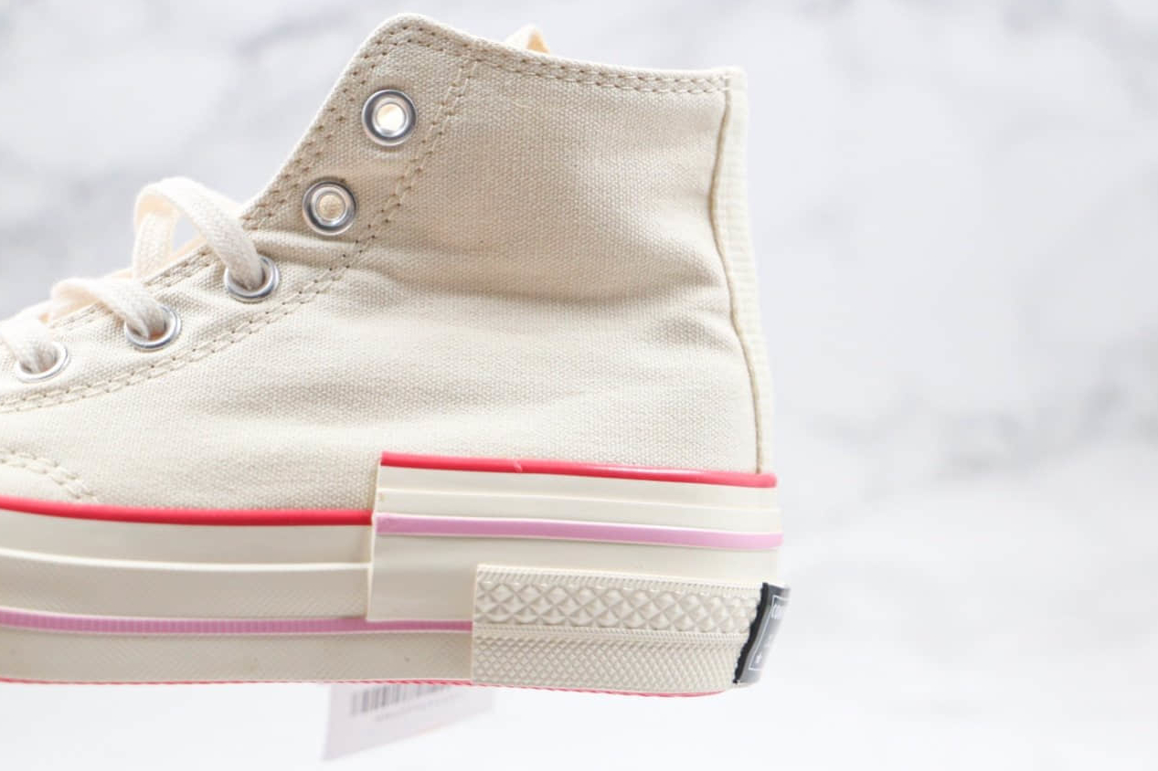 Converse Chuck 70 High 'Popped Color - Carmen Pink' Sneakers - 80s Retro Style