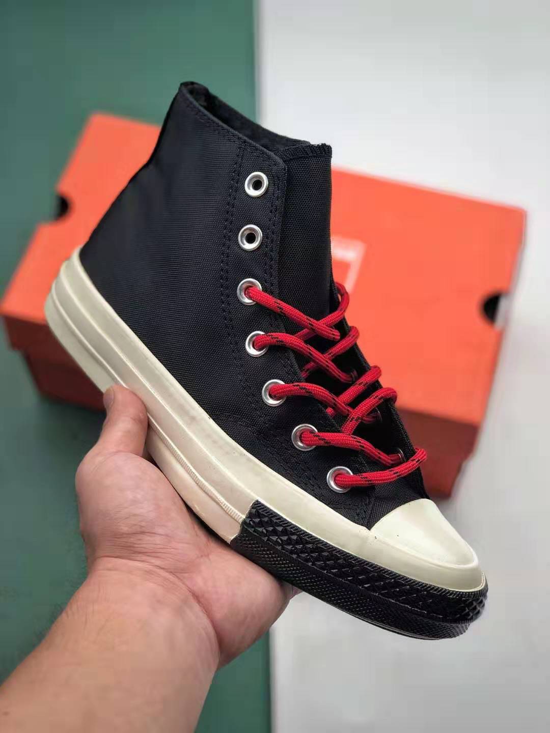 Converse Chuck 1970s Hi 'Red Black' 161479C - Classic Retro Style Sneakers