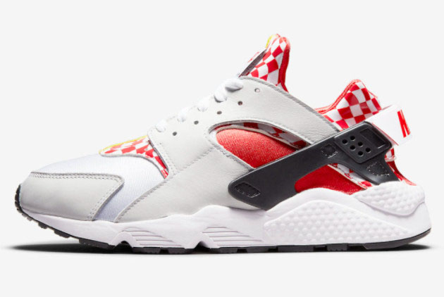 Nike Air Huarache 'Liverpool' White/Red-Black DN5080-100 - Authentic Liverpool Edition Sneakers