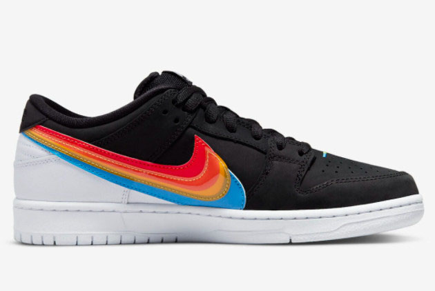 Polaroid x Nike SB Dunk Low Black/Multicolor DH7722-001: Unique Collaboration with Vibrant Style