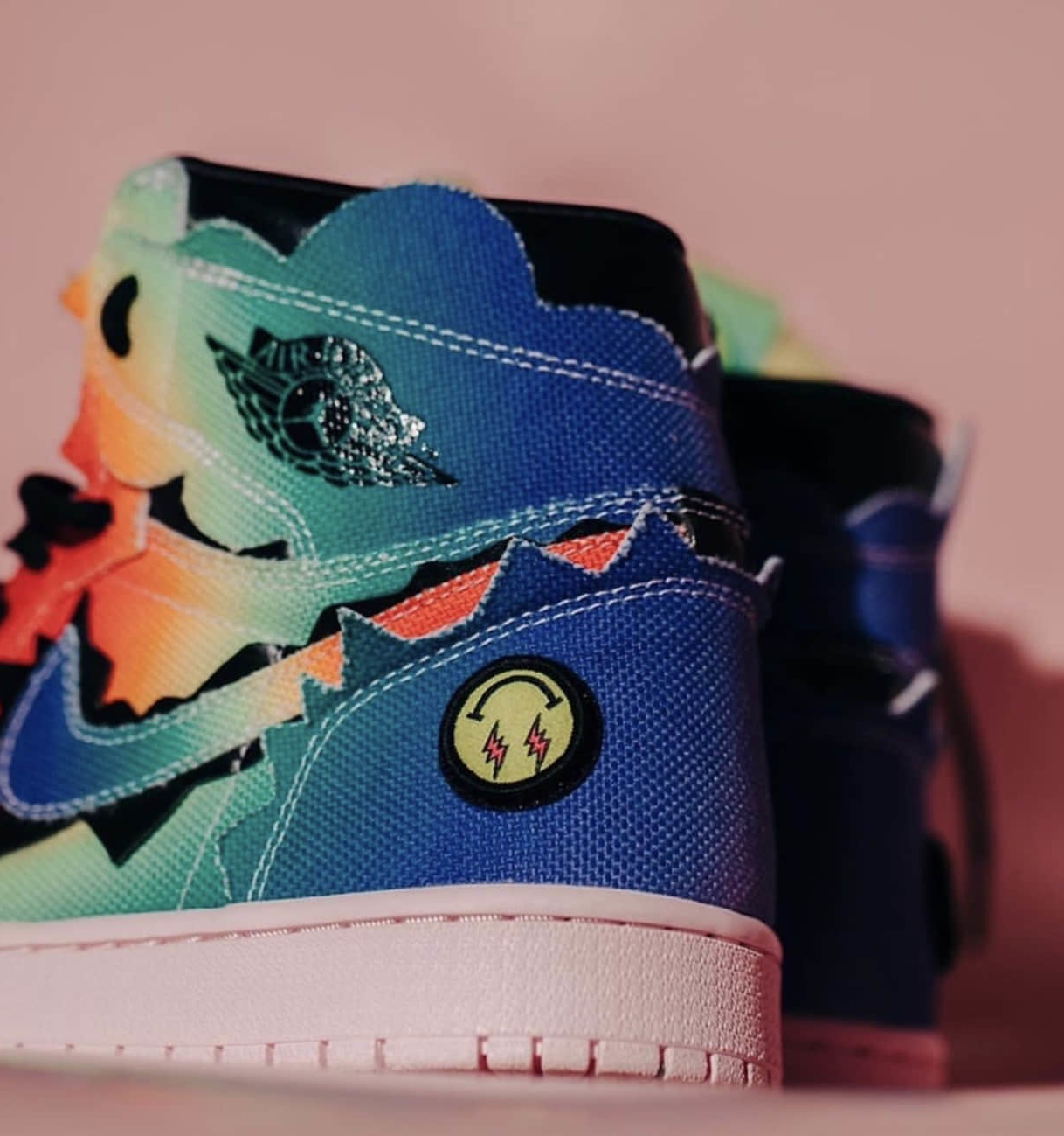 Air Jordan 1 Retro High J Balvin Black Pink Foam Multi-Color DC3481-900 | Authentic Sneakers