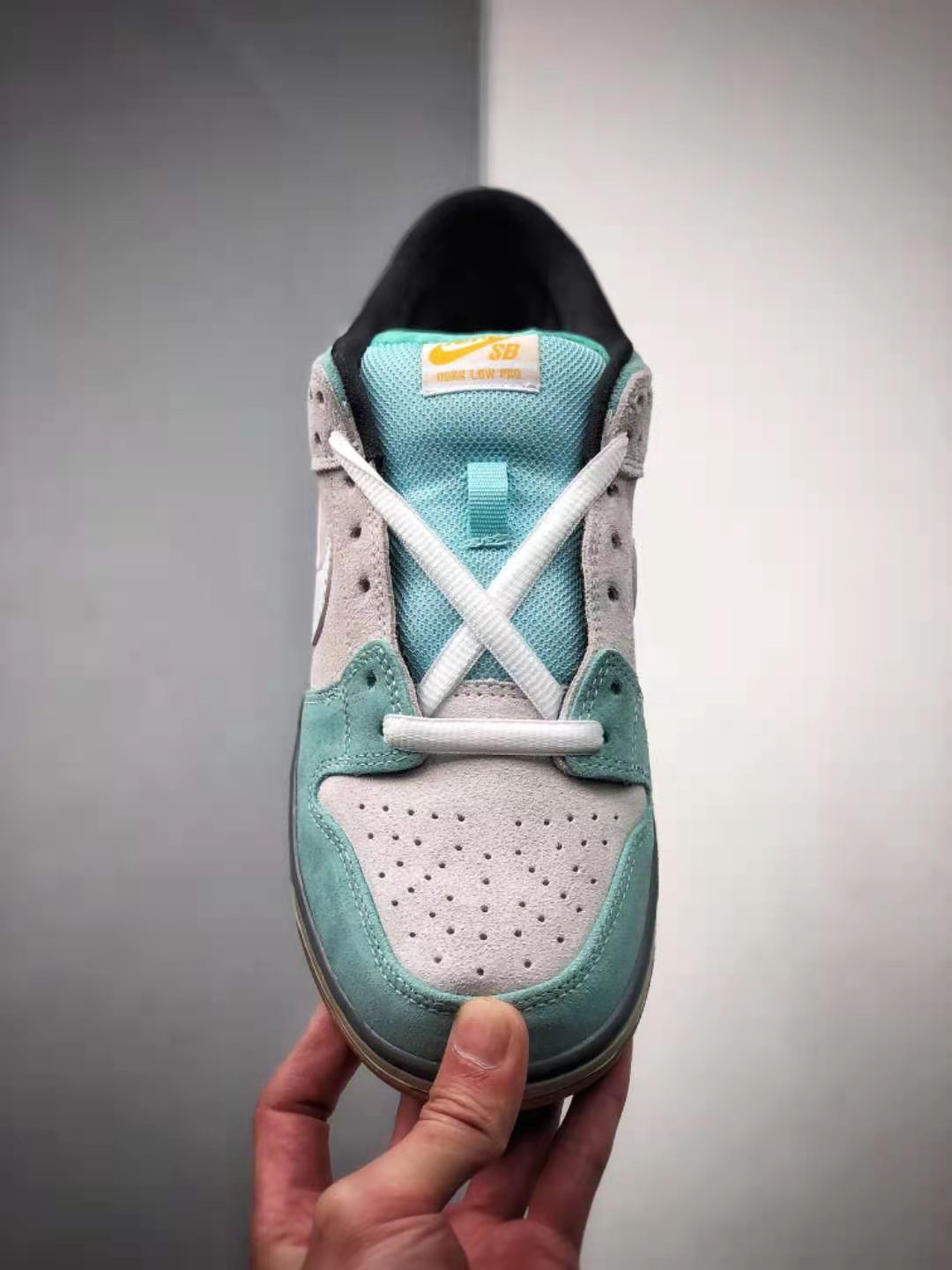 Nike DUNK SB Low Skate Shoes Light Grey Blue White 304292-410