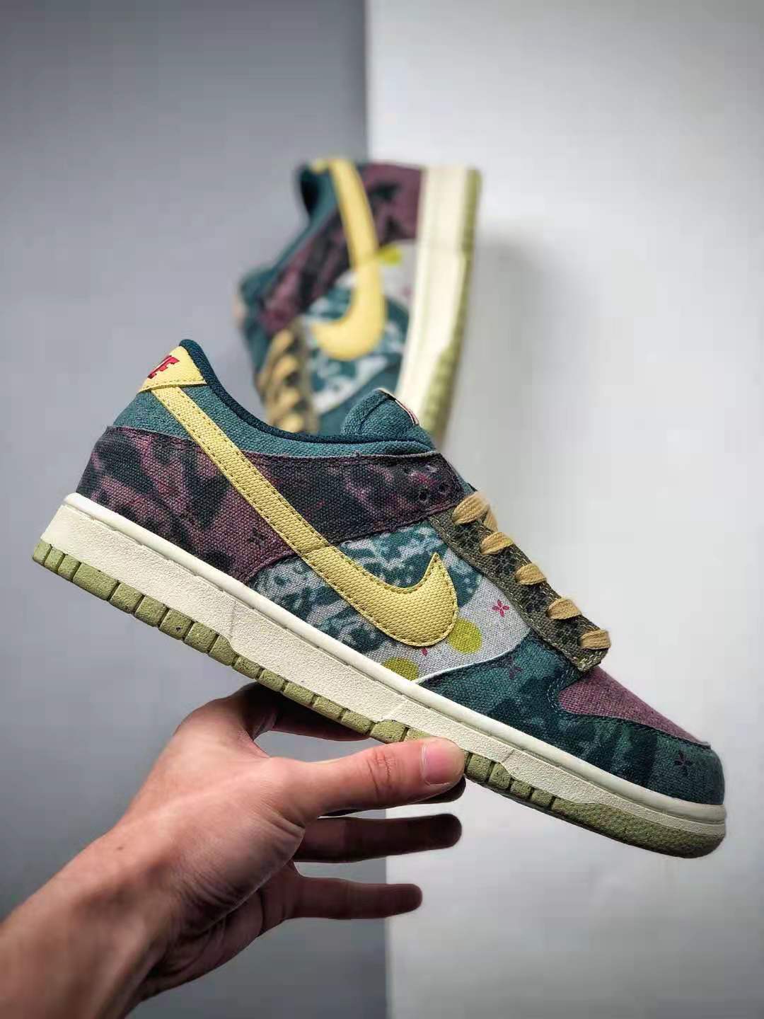 Nike Dunk Low SP Lemon Wash Multi Color Blue Red Yellow CZ9747-900 | Shop Now for Limited Edition Nike Sneakers