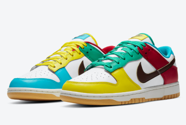 Nike Dunk Low SE 'Free 99' White/Multi-Color DH0952-100: Perfect Blend of Style and Comfort