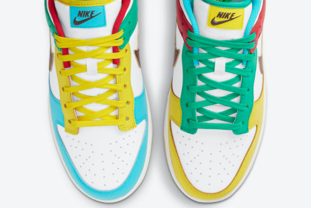 Nike Dunk Low SE 'Free 99' White/Multi-Color DH0952-100: Perfect Blend of Style and Comfort