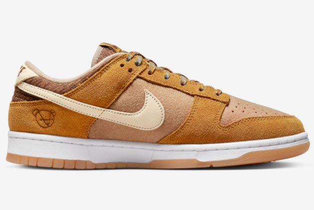 Nike Dunk Low 'Teddy Bear' Tan/Brown DZ5350-288 - Stylish and Cozy Nike Sneakers