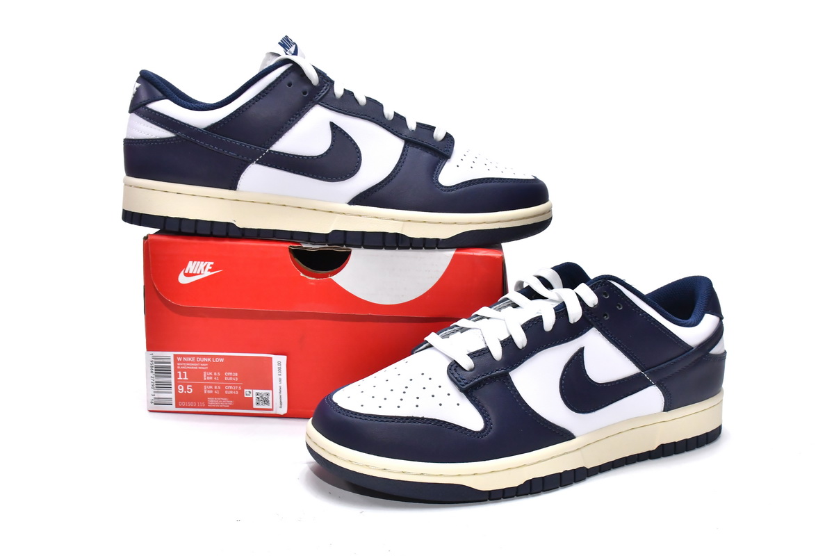 Nike Dunk Low 'Vintage Navy' DD1503-115 - Retro Sneakers at their Finest