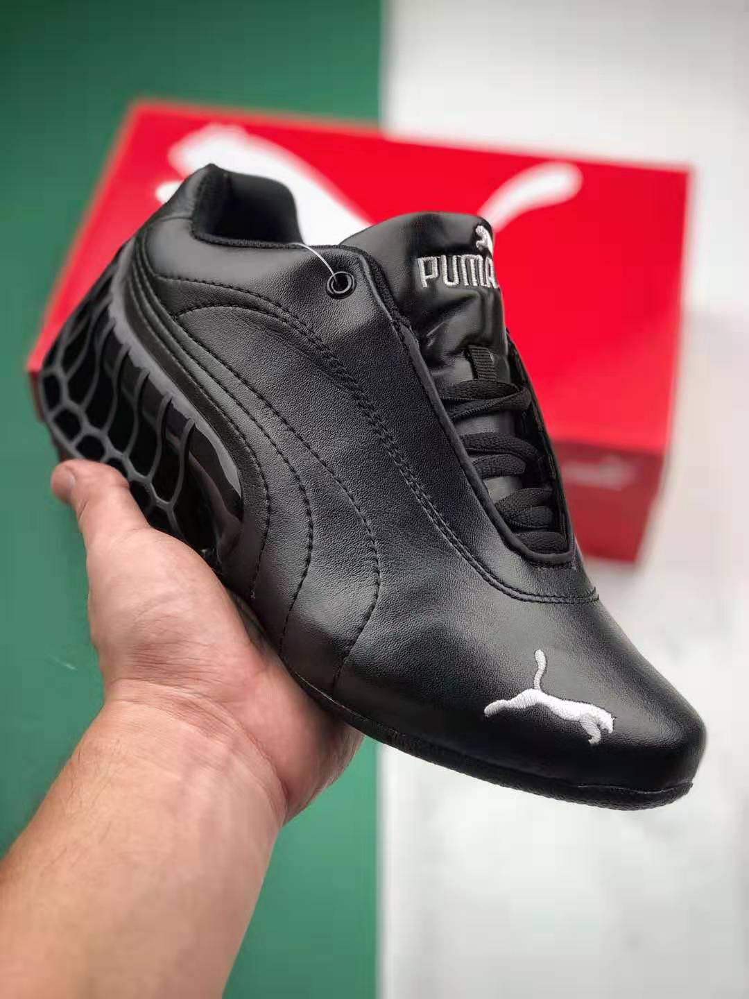 Puma Future Super All Light Black Silver Mens Running Shoes 356158-10 | Stylish Performance Footwear