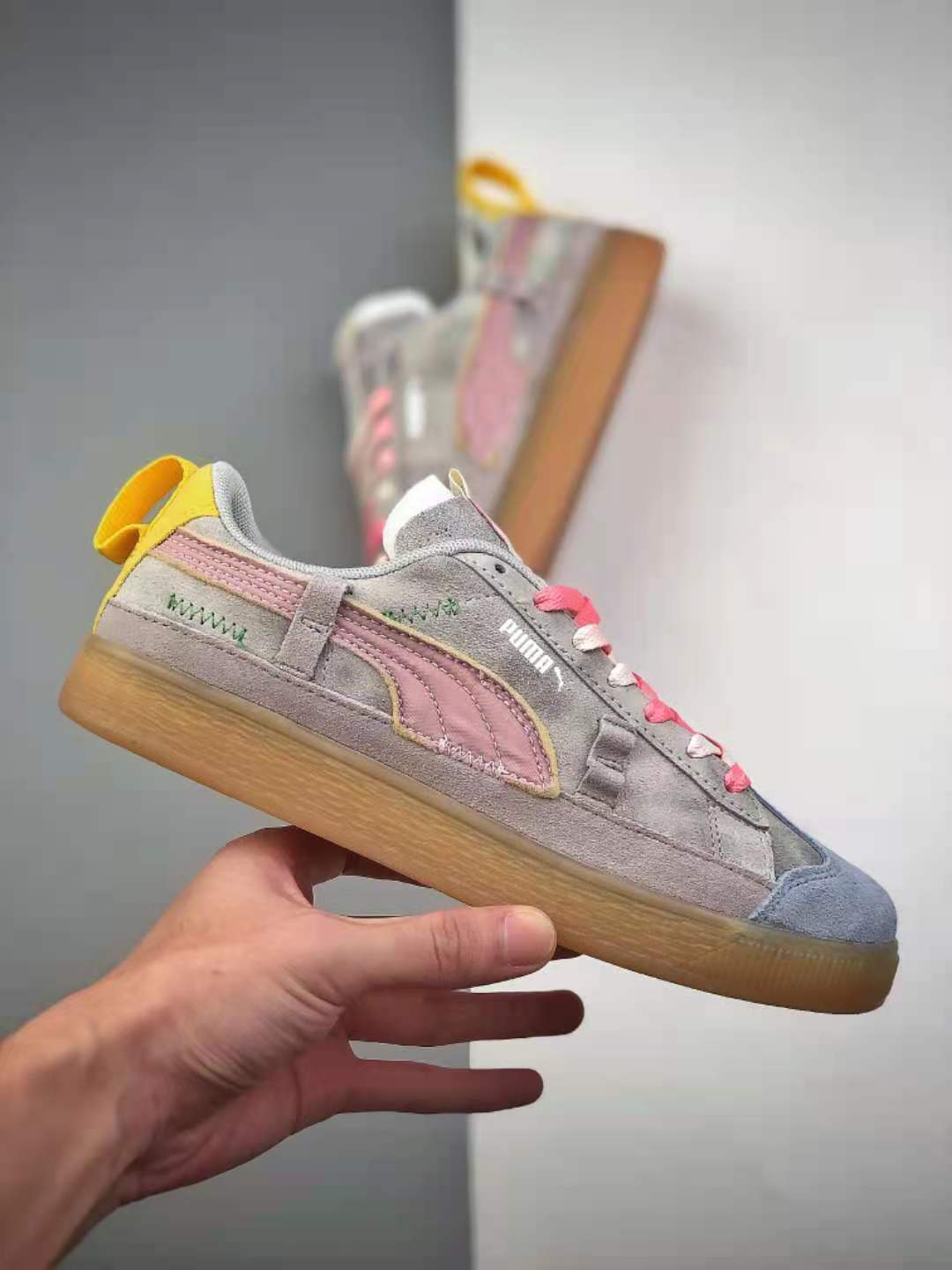 PUMA KidSuper Studios x Suede Vintage 'Lupine' 380513-01: Stylish and Classic Kids' Shoes
