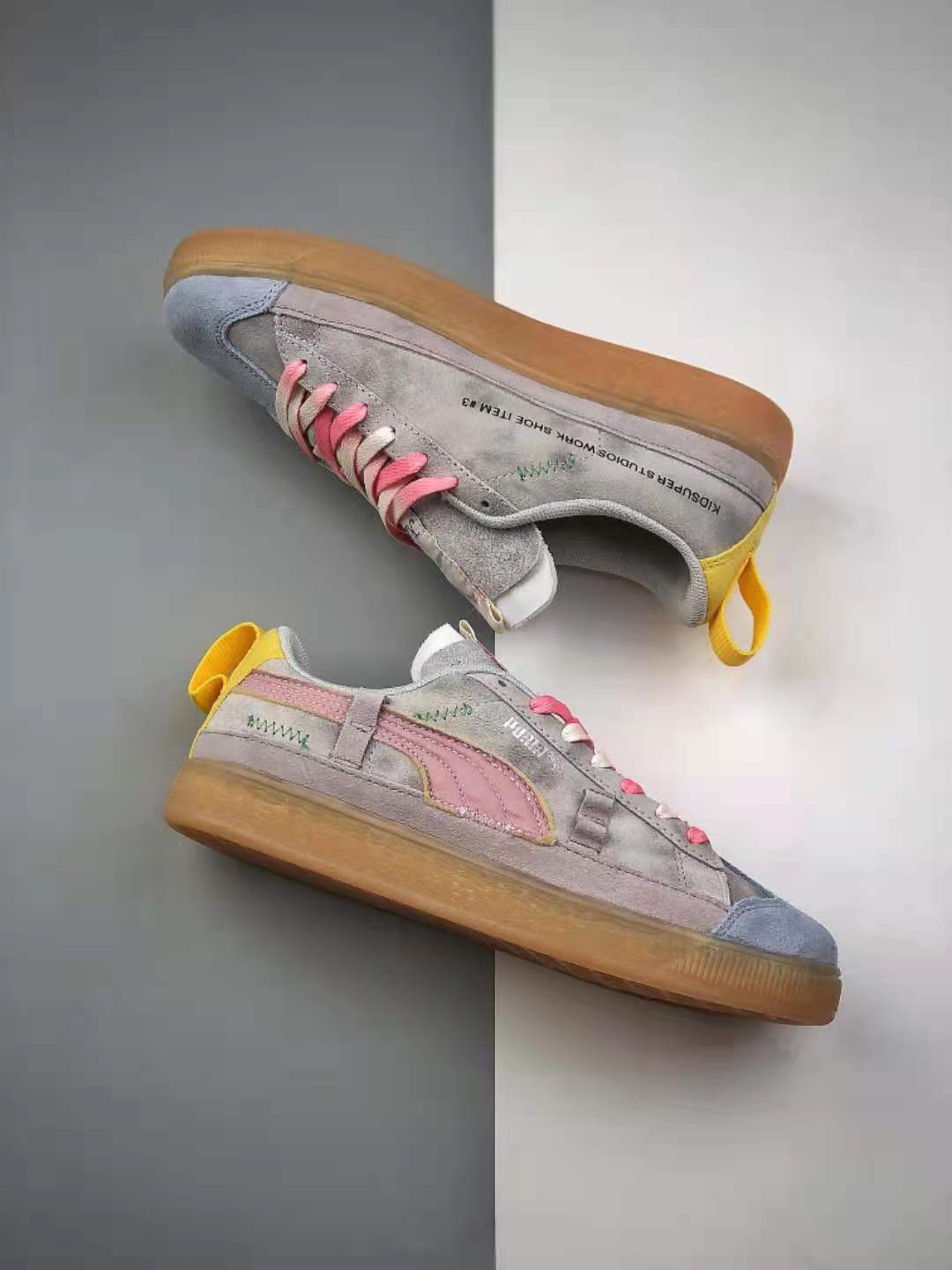 PUMA KidSuper Studios x Suede Vintage 'Lupine' 380513-01: Stylish and Classic Kids' Shoes